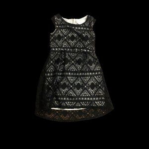 Black and white girls dress